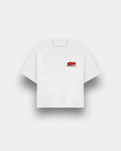 Barrio Studios - Dices boxy tee white