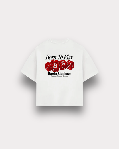 Barrio Studios - Dices boxy tee white
