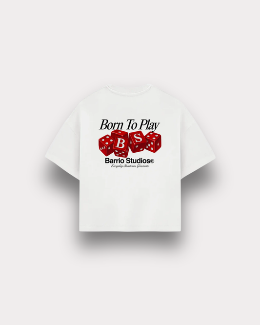 Barrio Studios - Dices boxy tee white