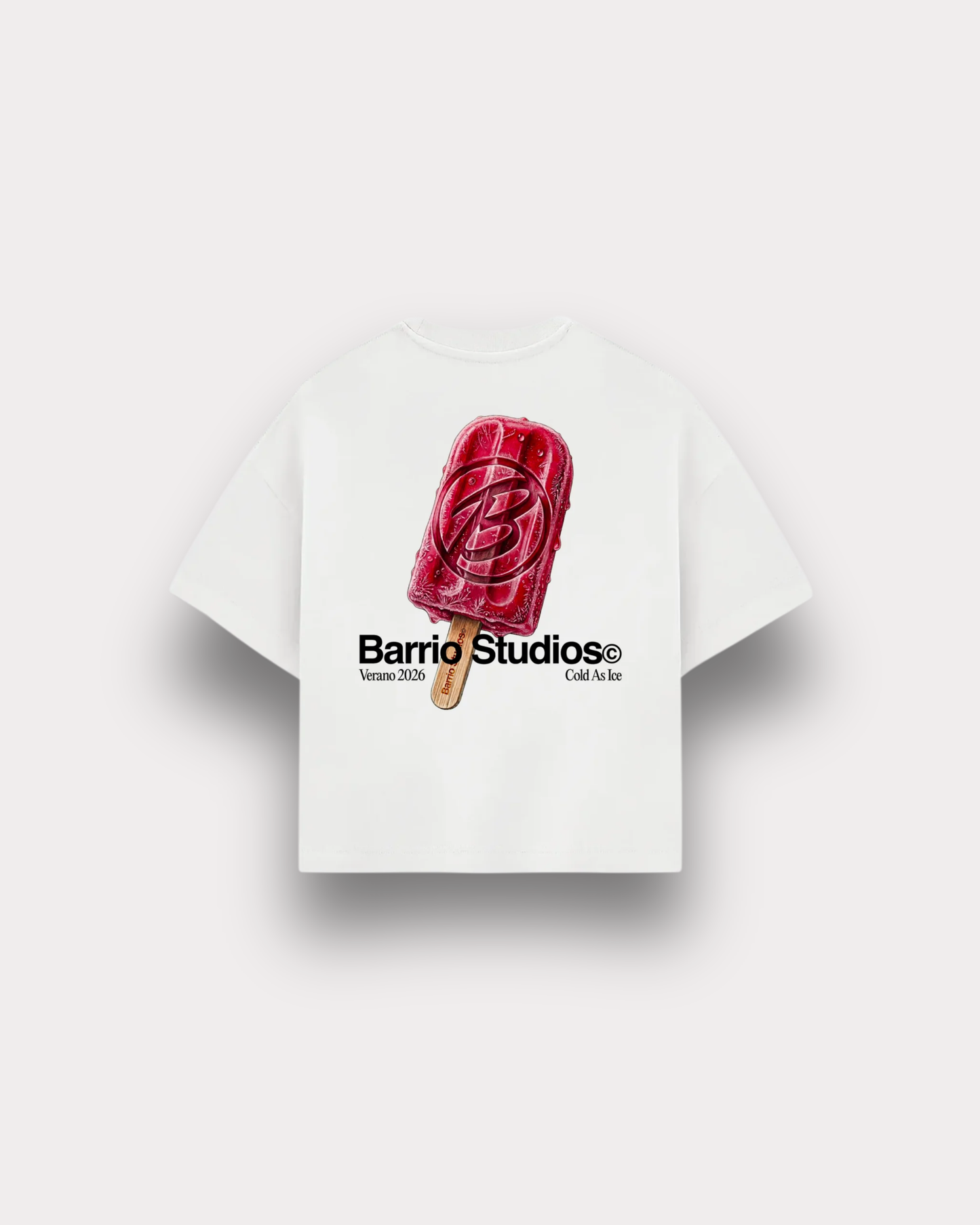 Barrio Studios - Ice Pop boxy tee white