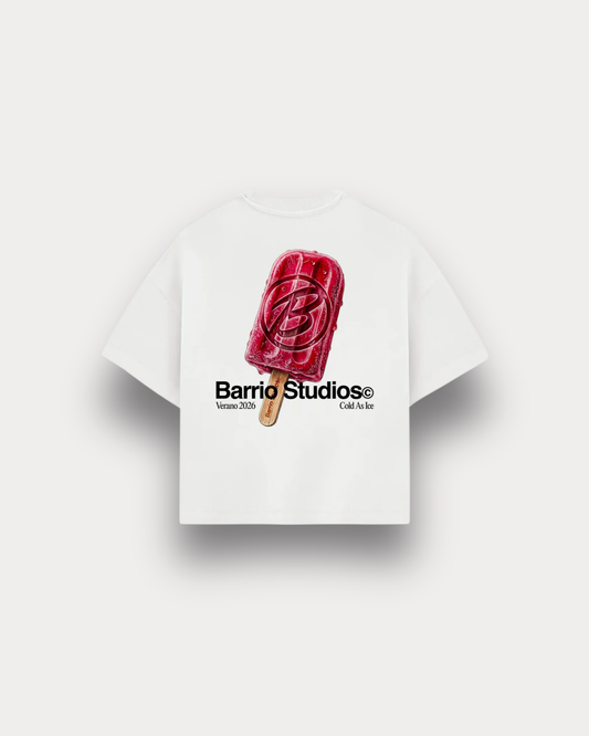 Barrio Studios - Ice Pop boxy tee white