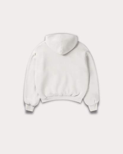 Barrio Studios - Rainbow boxy hoodie cream