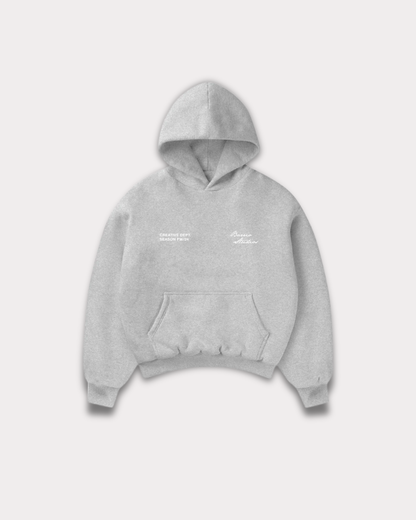 Barrio Studios - Rainbow boxy hoodie grey