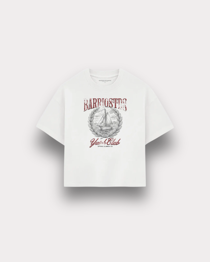 Barrio Studios - Yatch boxy tee white
