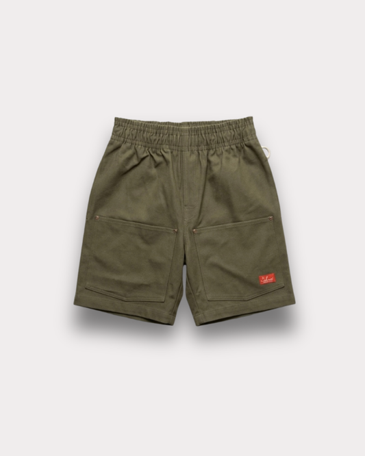 Cookman - Front Pocket shorts olive green
