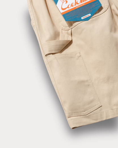 Cookman - Carpenter Heavy Twill shorts cream