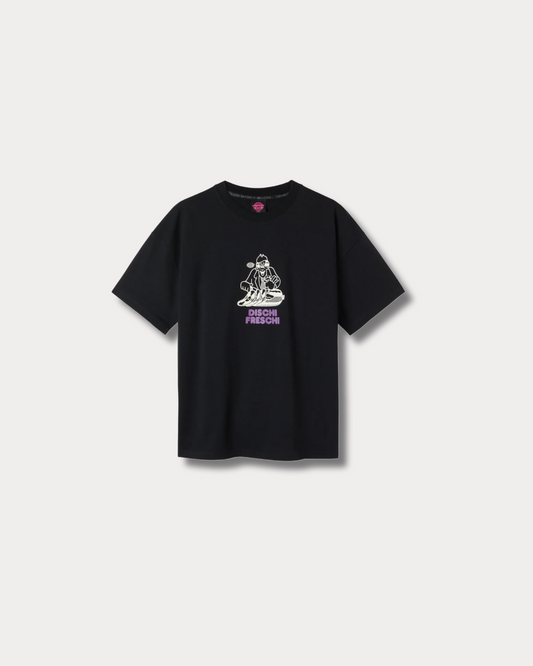 FUNKY SNOWBOARDS - DISCHIFRESCHI TEE BLACK