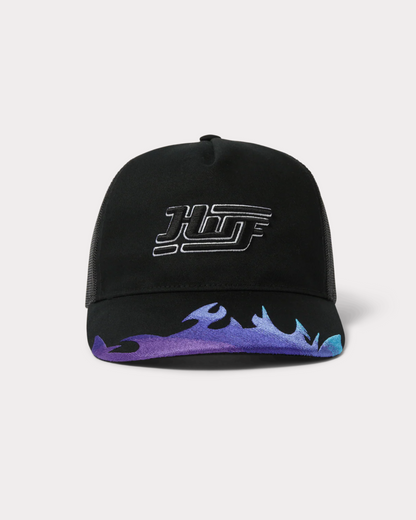 HUF WORLDWIDE - EXHAUST TRUCKER CAP BLACK