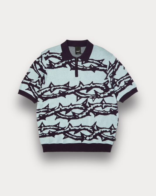 Huf Worldwide - Fantasies polo knit light blue