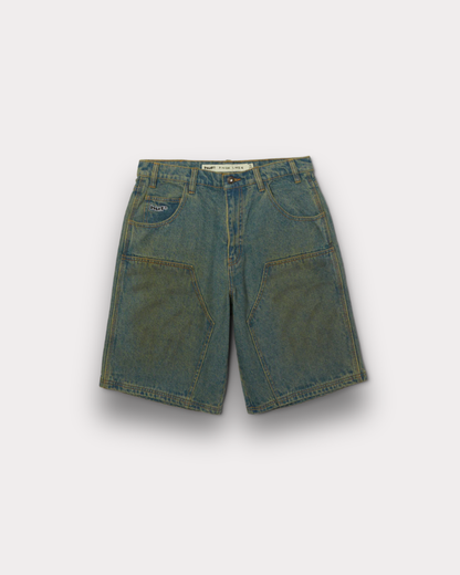 Huf Worldwide - Kinda Loose double knee shorts dirty wash