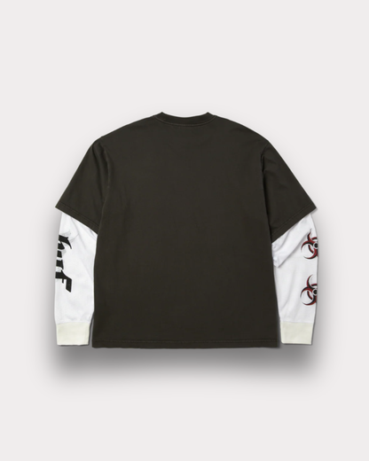 Huf Worldwide - Leon double sleeve vintage black