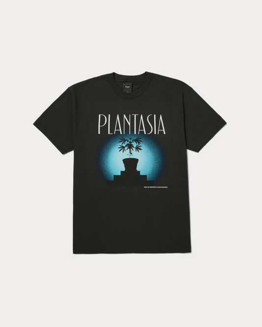 HUF WORLDWIDE - PLANTASIA TEE VINTAGE BLACK