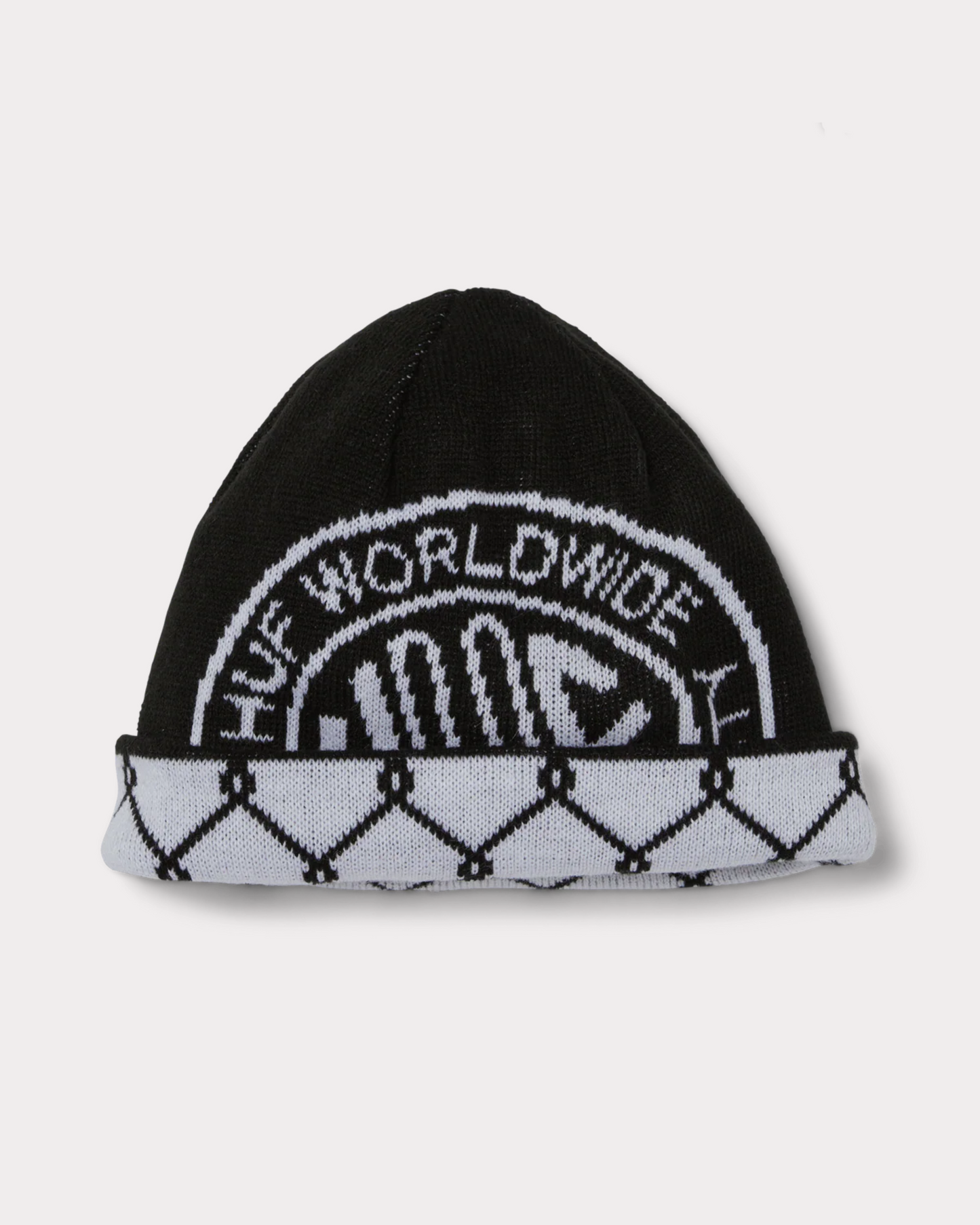 HUF WORLDWIDE - TOKEN REVERSIBLE SKULL BEANIE BLACK
