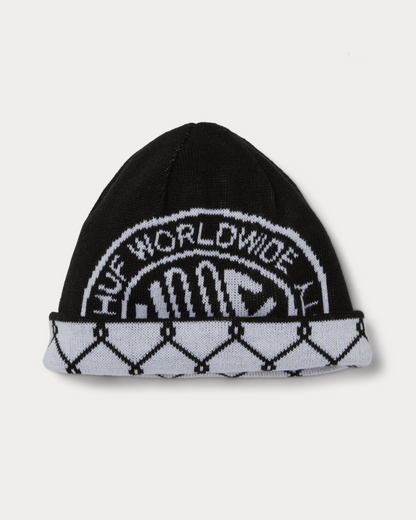 HUF WORLDWIDE - TOKEN REVERSIBLE SKULL BEANIE BLACK
