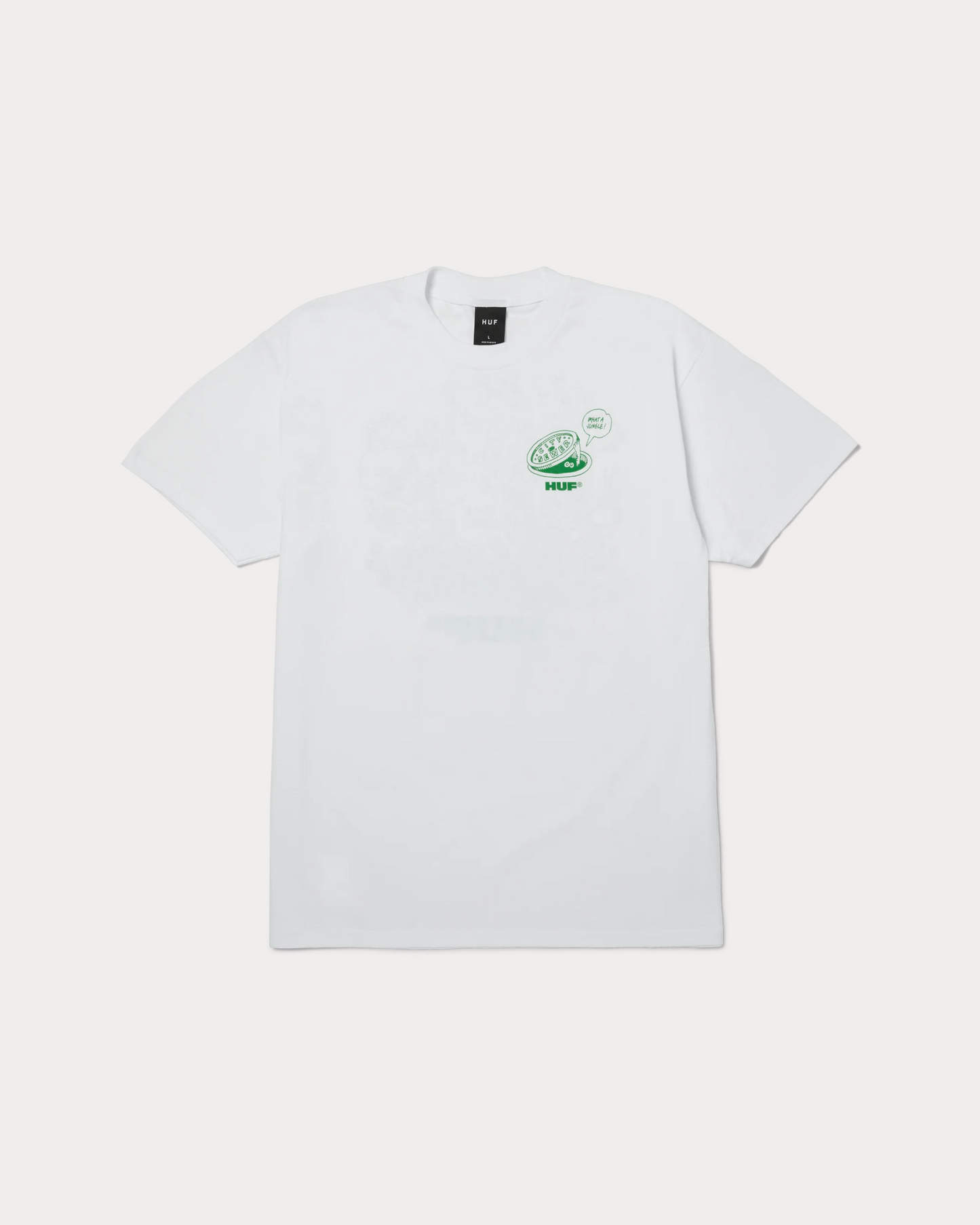 HUF WORLDWIDE - WHAT A JUNGLE TEE WHITE