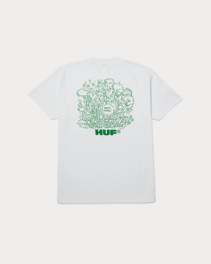 HUF WORLDWIDE - WHAT A JUNGLE TEE WHITE