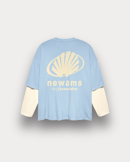 New Amsterdam Surf Association - Corporate L/S baby blue