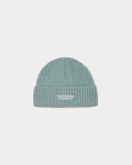 NEW AMSTERDAM SURF ASSOCIATION - FUZZY BEANIE DENIM BLUE