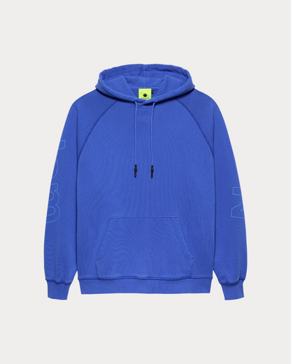 NEW AMSTERDAM SURF ASSOCIATION - LOGO LINE HOODIE COBALT