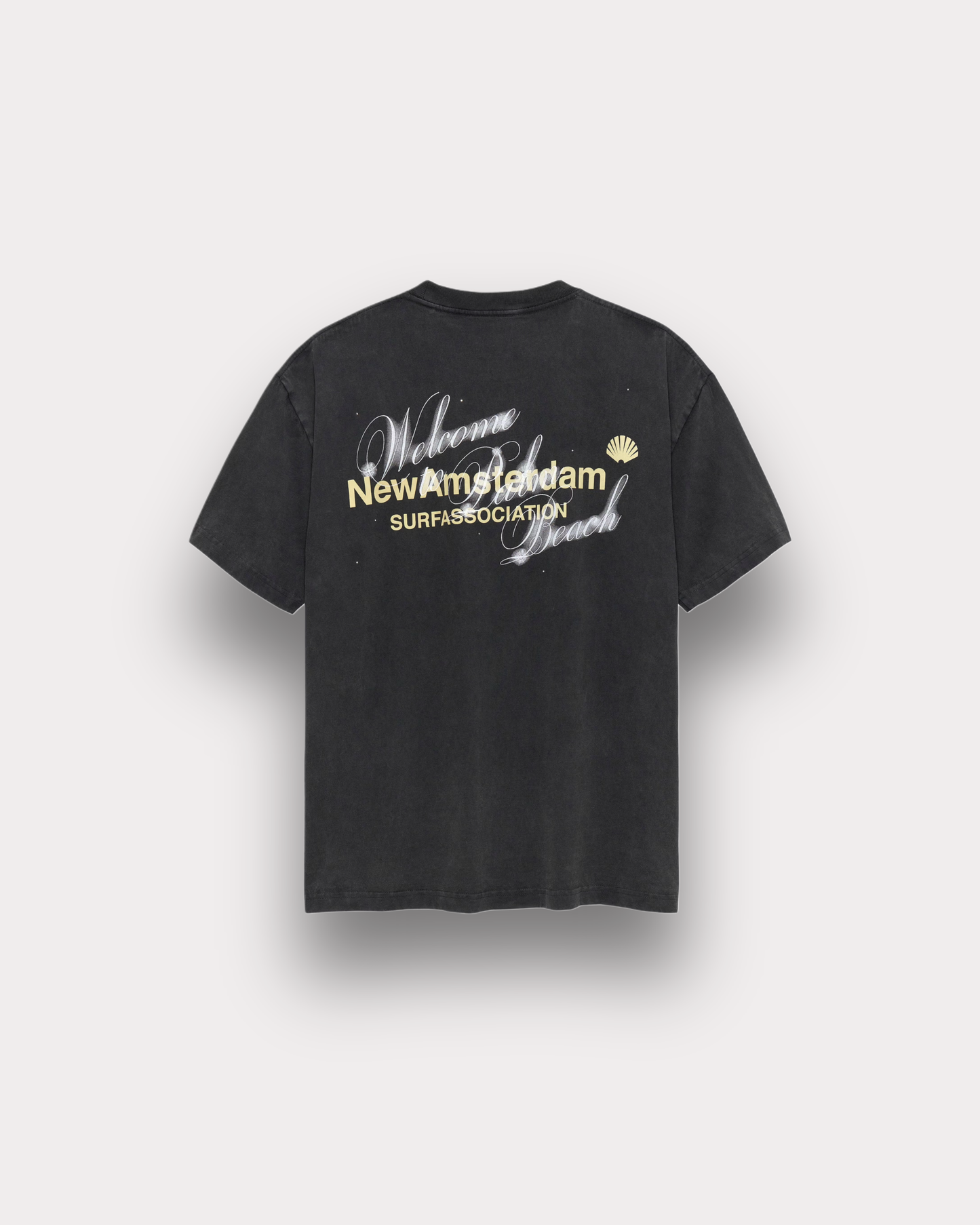 New Amsterdam Surf Association - WelcomeToPalmBeach tee vintage black