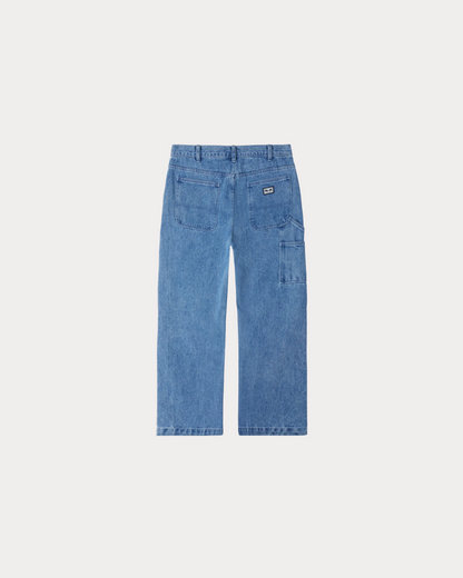 OBEY CLOTHING - HARDWORK CARPENTER DENIM LIGHT INDIGO