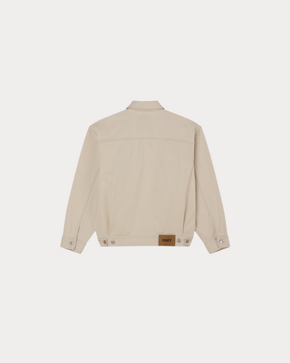 OBEY CLOTHING - OPENA JACKET SILVER GREY