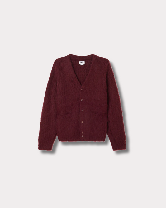 OBEY CLOTHING - PATRON CARDIGAN ZINFANDEL