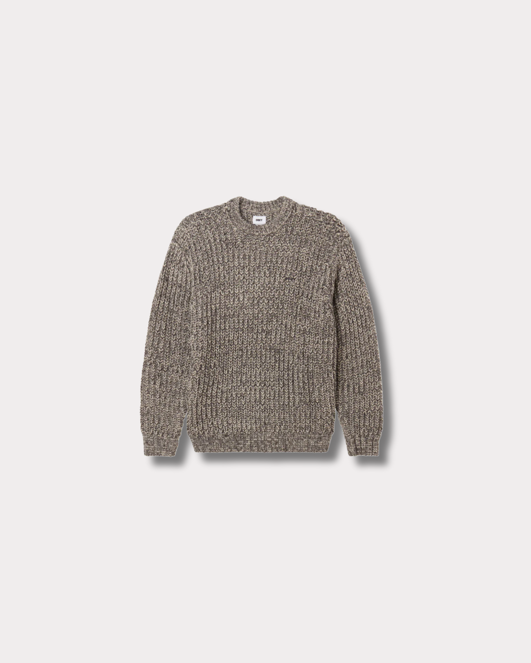 OBEY CLOTHING - ANTHONY SWEATER CHARCOAL MULTI