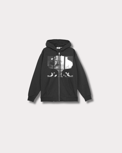 OBEY CLOTHING - LIBERATION PREMIUM ZIP HOODIE ROSIN