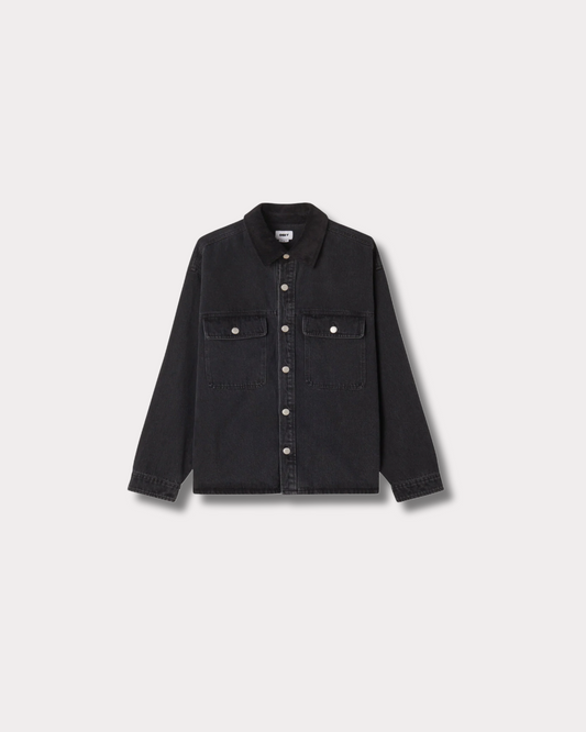 OBEY CLOTHING - IDRIS SHIRT JACKET BLACK