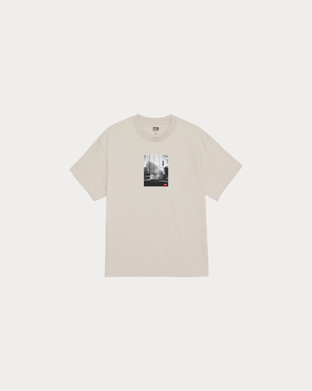 OBEY CLOTHING - OSAKA PHOTO TEE SILVER GREY