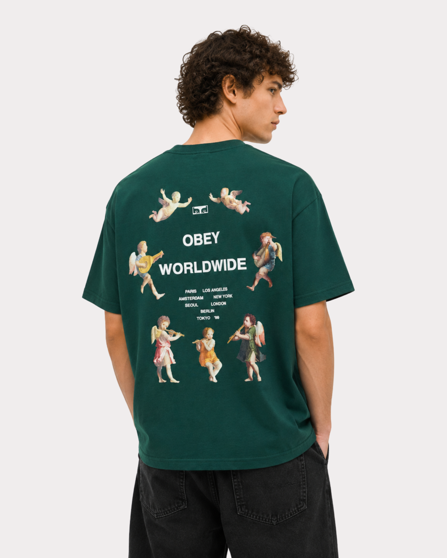 Obey Clothing - Angels Above tee rainforest