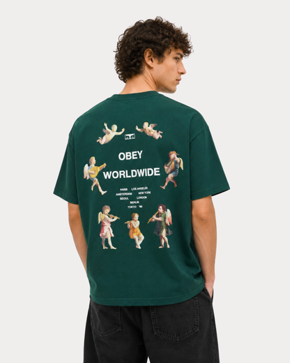 Obey Clothing - Angels Above tee rainforest