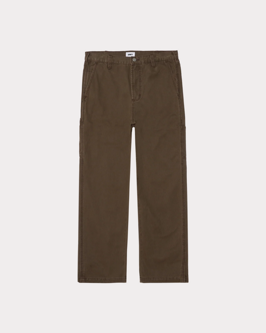 OBEY CLOTHING - BIG TIMER CARPENTER PANT WREN FADED WASH