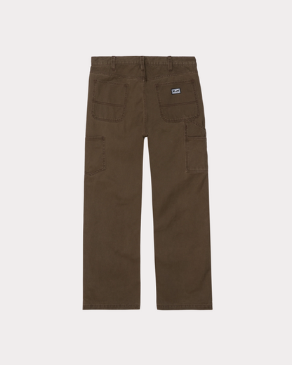 OBEY CLOTHING - BIG TIMER CARPENTER PANT WREN FADED WASH