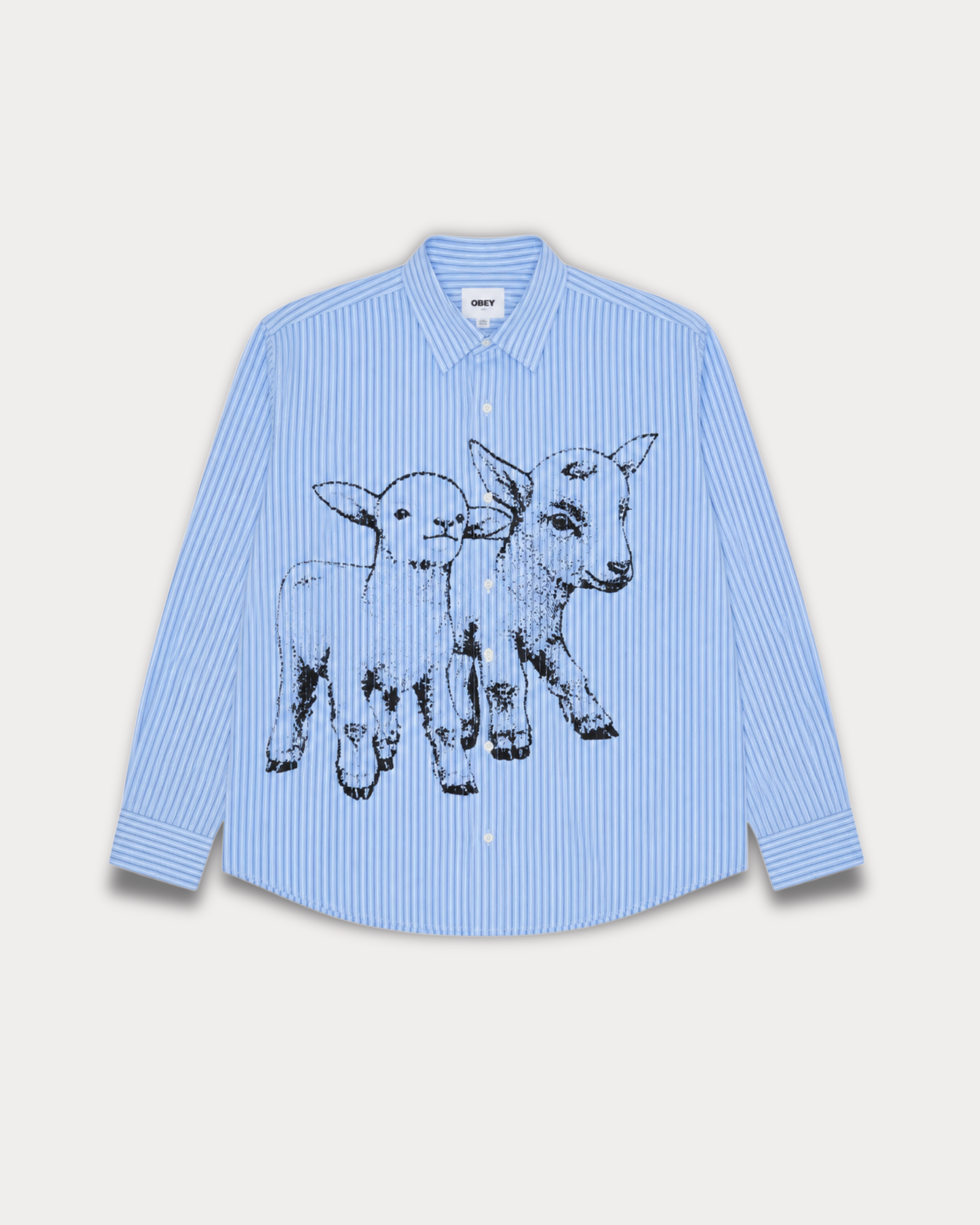 Obey Clothing - Billy shirt light blue