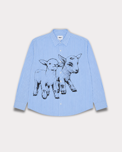 Obey Clothing - Billy shirt light blue
