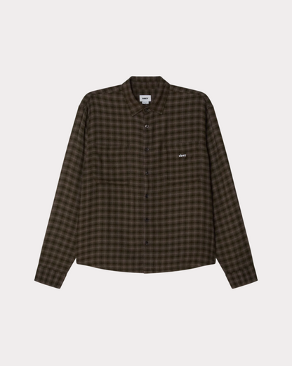 OBEY CLOTHING - CLARENCE SHIRT KOMBU GREEN