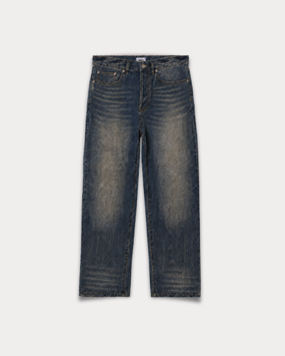 Obey Clothing - Classic Baggy denim pants oil stained