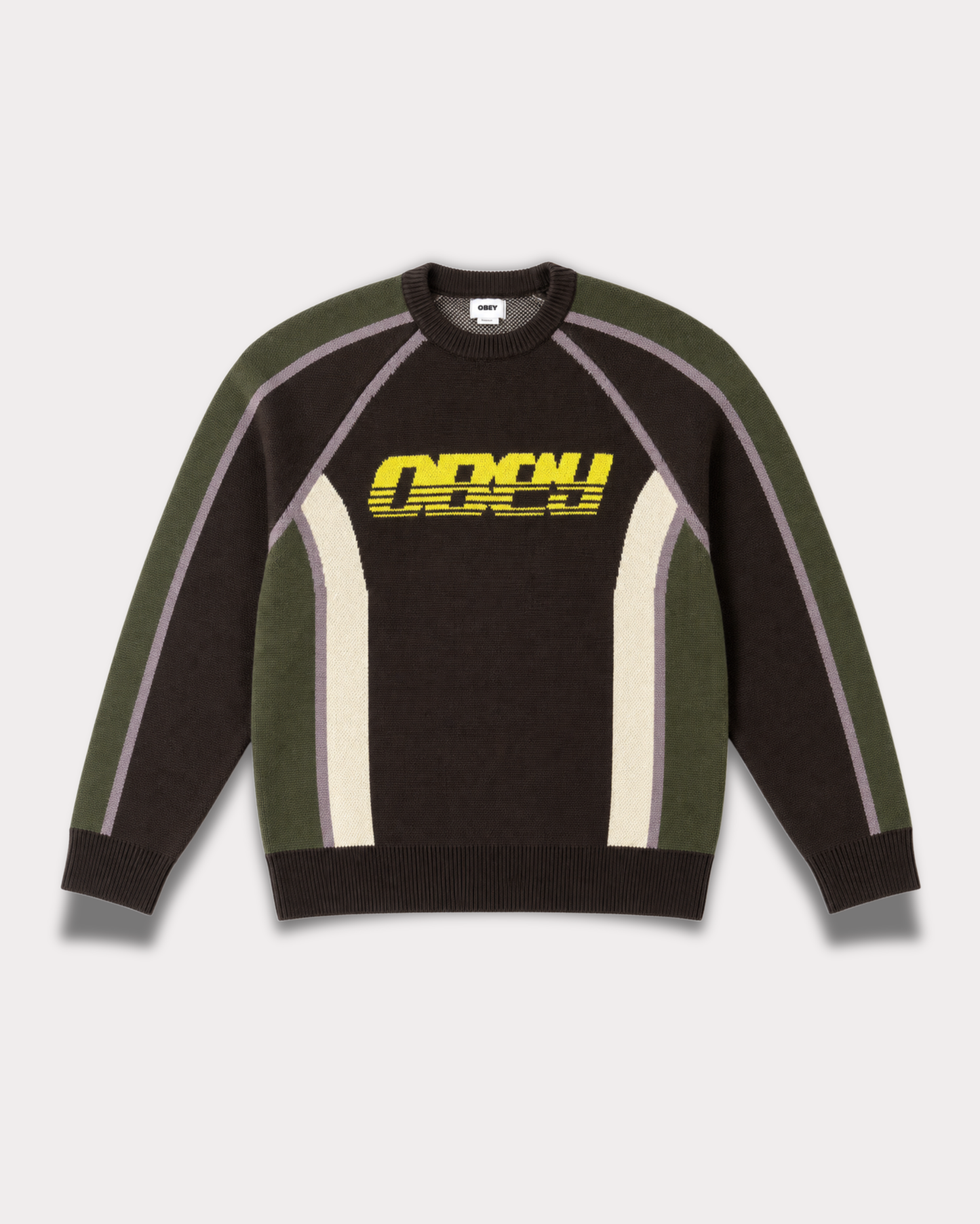 Obey Clothing - Estadio sweater brown multi