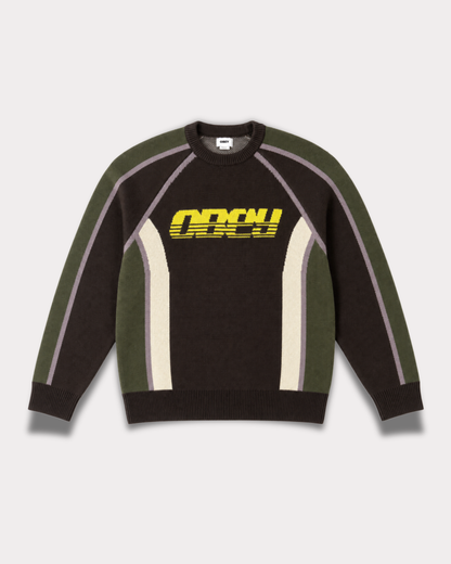 Obey Clothing - Estadio sweater brown multi
