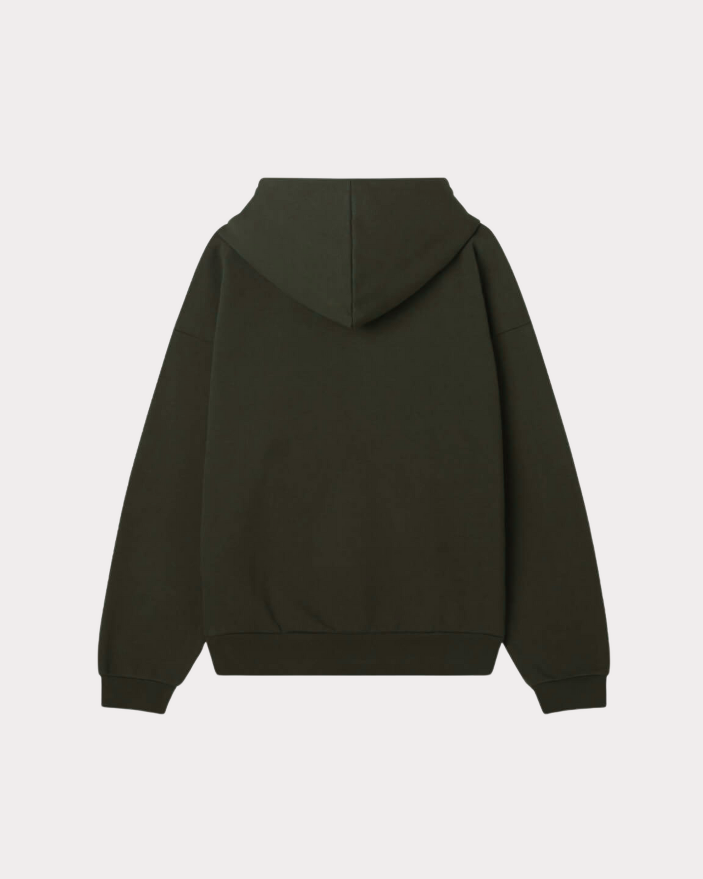 OBEY CLOTHING - GORDON EXTRA HEAVY FULL-ZIP HOODIE KOMBU GREEN