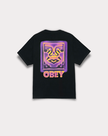 Obey Clothing - Heat Map Icon tee black