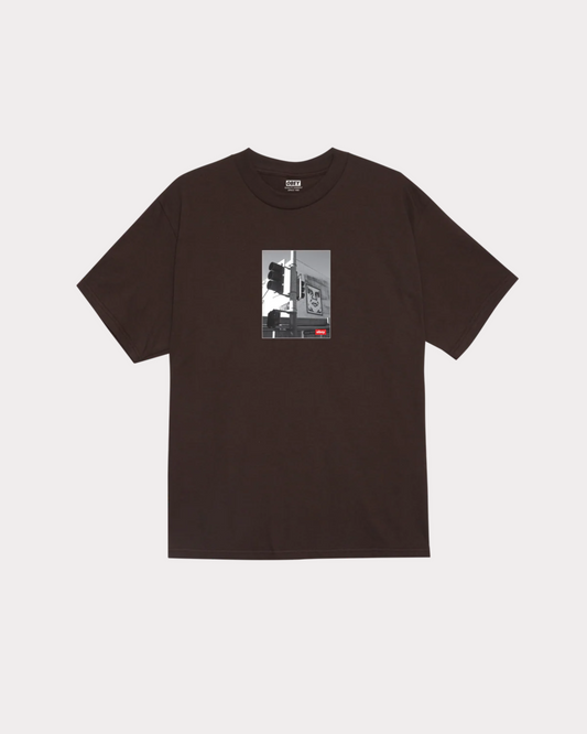 OBEY CLOTHING - LOS ANGELES TEE JAVA BROWN