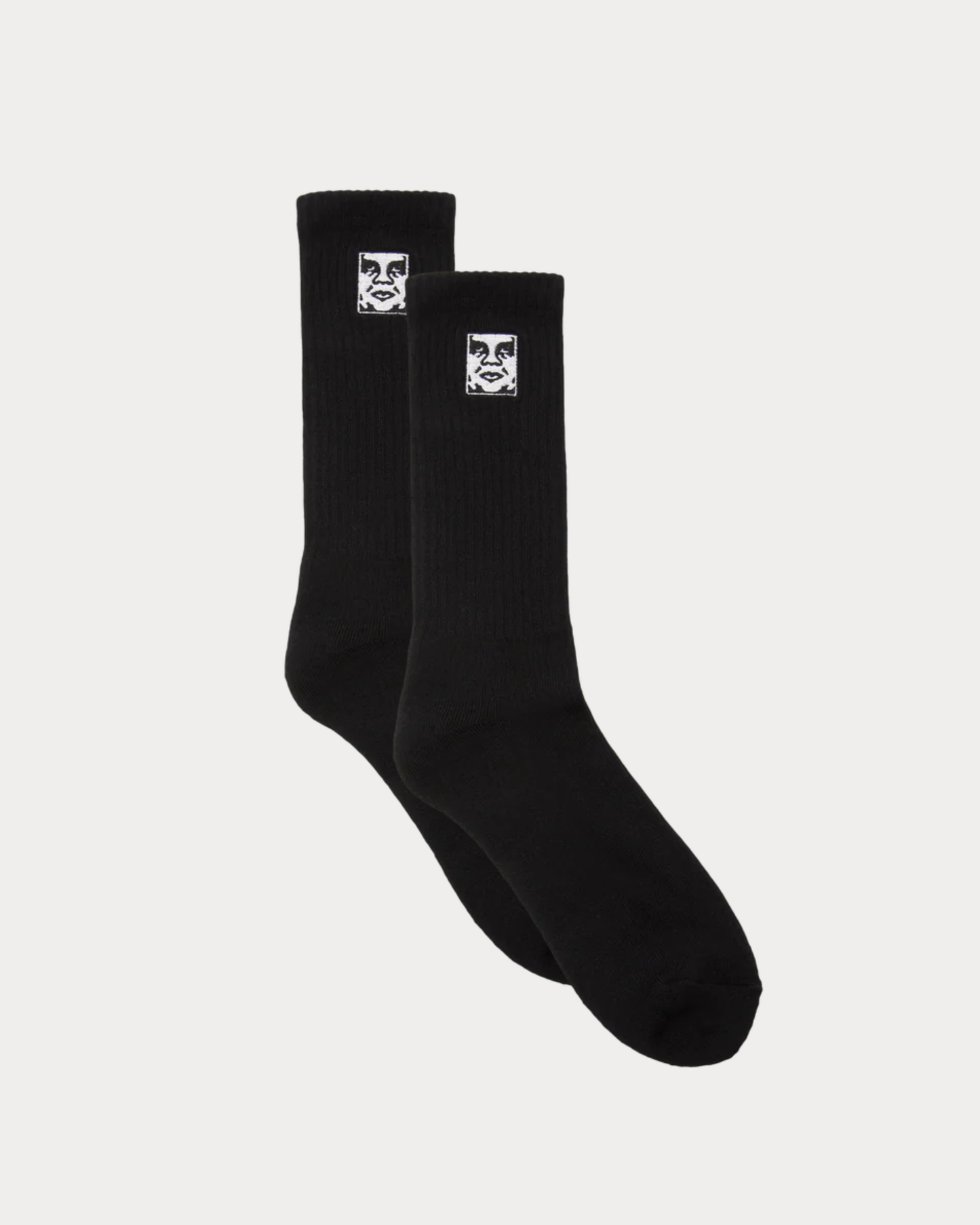 OBEY CLOTHING - ICON FACE SOCKS BLACK