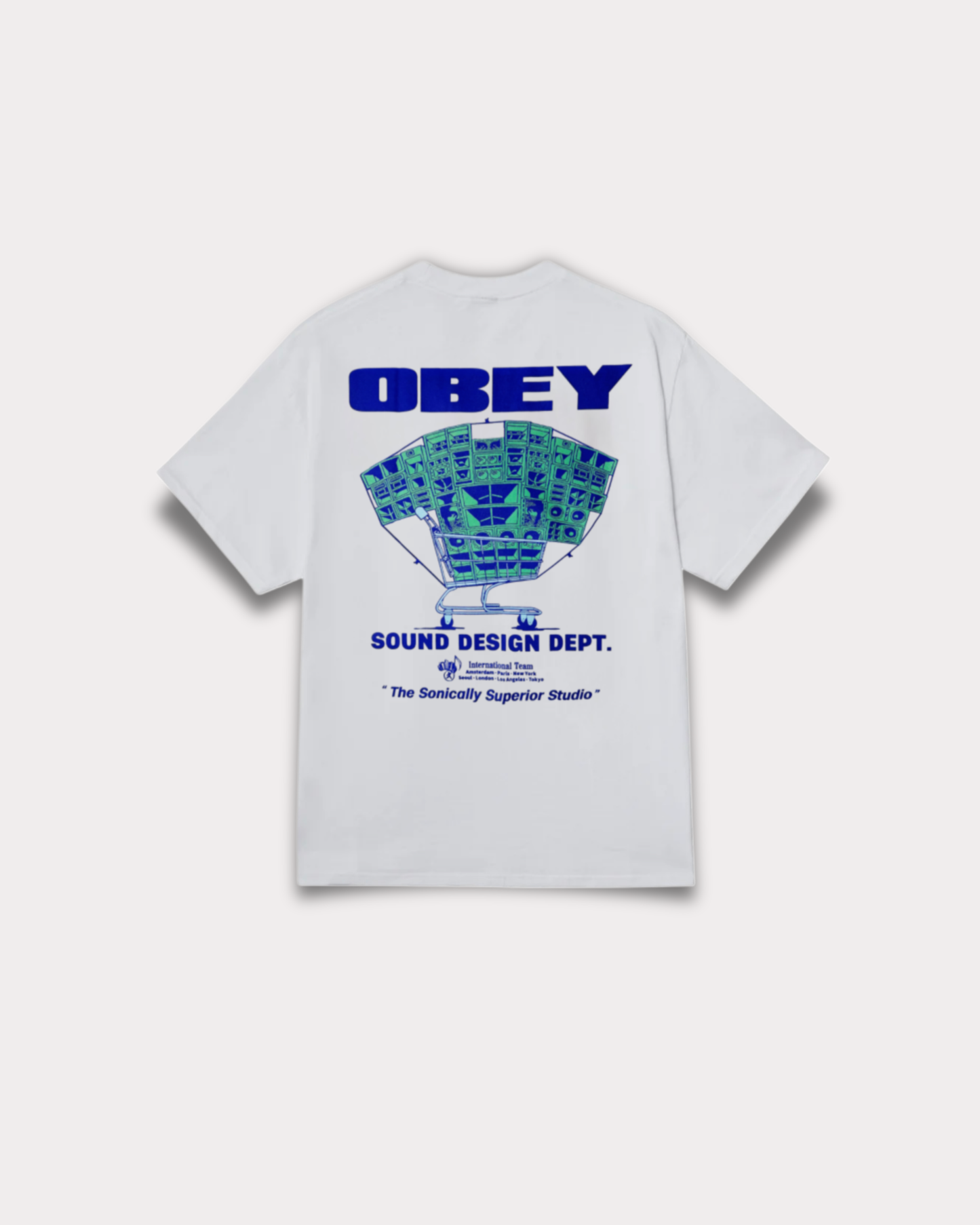 Obey Clothing - Sound Design Dept. tee white
