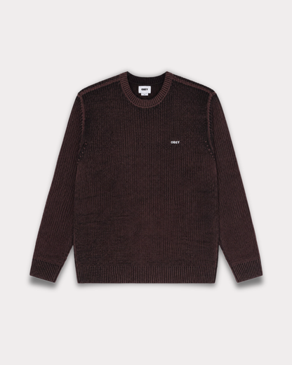 Obey Clothing - Spray Effect sweater multi morel