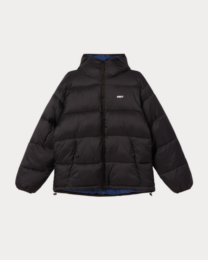 OBEY CLOTHING - STRATUS PUFFER JACKET BLACK