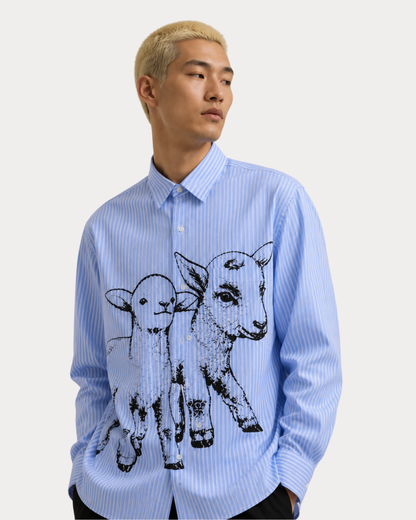 Obey Clothing - Billy shirt light blue