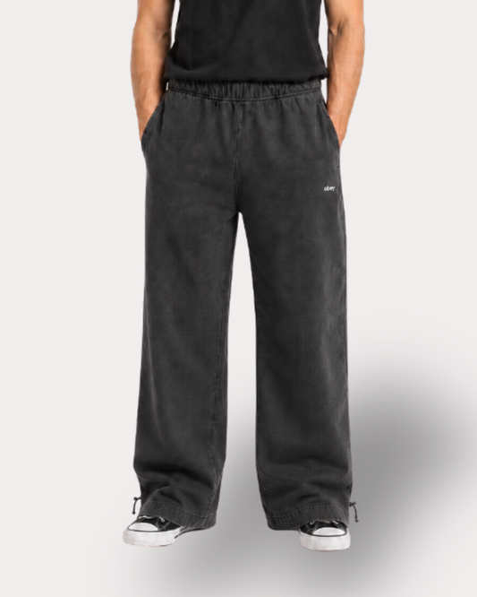 Obey Clothing - Lowercase panta pigment black